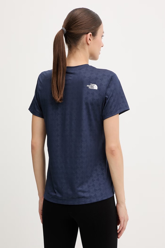 Oblečenie The North Face tréningové tričko dámske FLEX EMBOSSED NF0A8G8C8K21 tmavomodrá