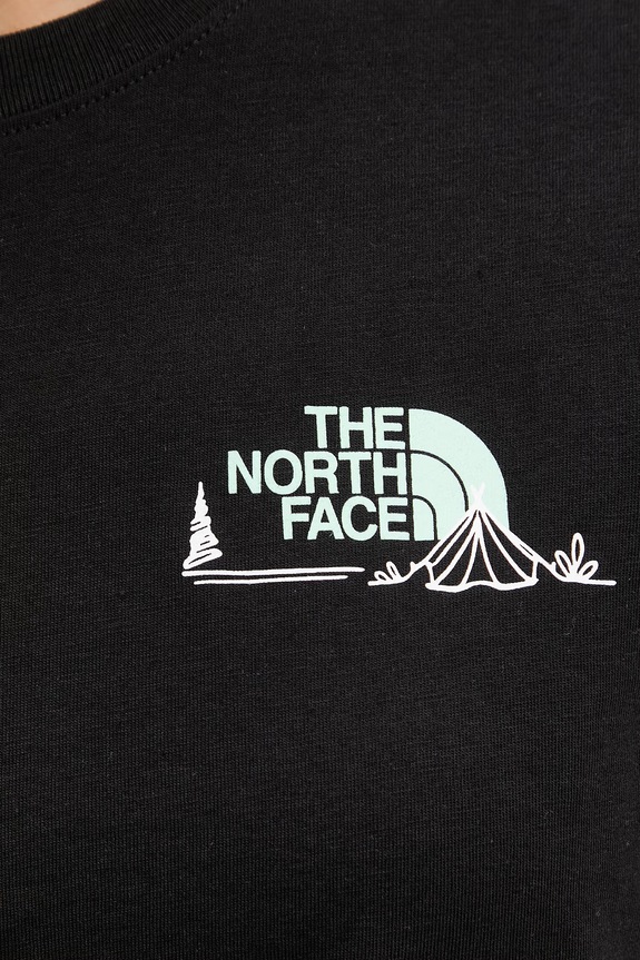 The North Face t-shirt damski MONTE NF0A8GA9JK31 czarny