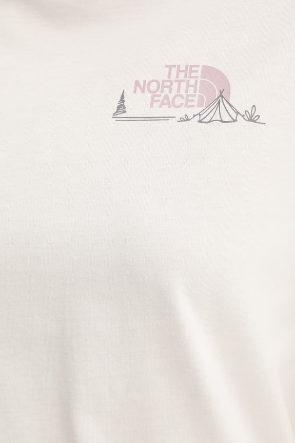 The North Face t-shirt damski bawełniany MONTE NF0A8GA9QLI1