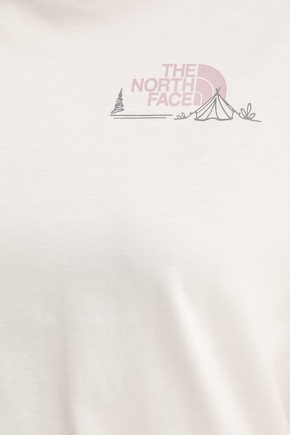 The North Face t-shirt damski bawełniany MONTE NF0A8GA9QLI1