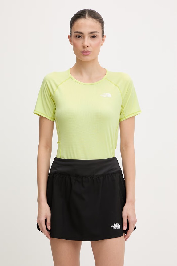 The North Face t-shirt γυμναστικής γυναικείο SUNRISER μπεζ NF0A8BBXG6O1