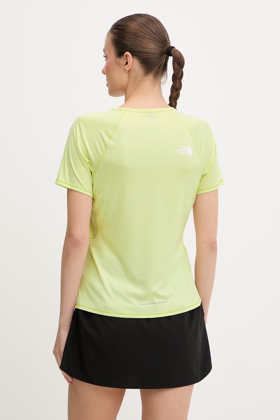 Ρούχα The North Face t-shirt γυμναστικής γυναικείο SUNRISER NF0A8BBXG6O1 μπεζ