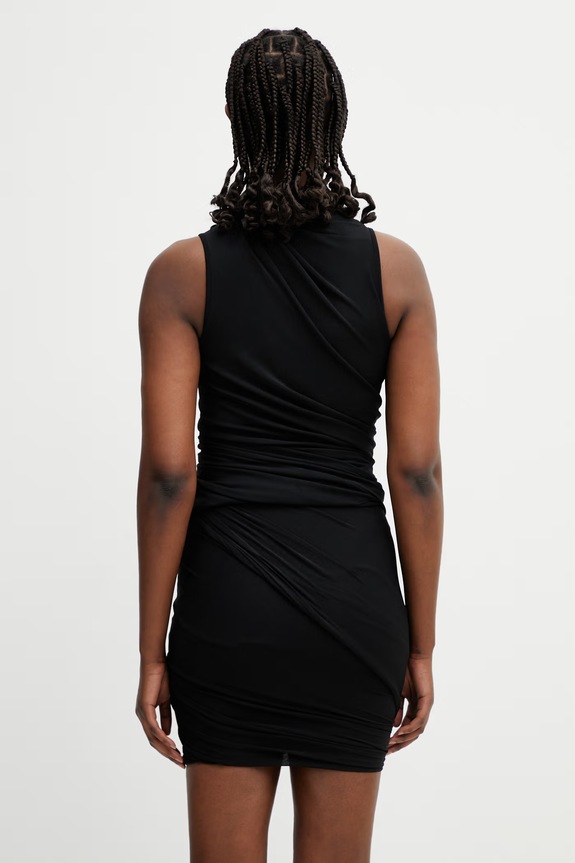 Oblačila Rick Owens Lilies bluza ženska z viskozo Luna LI01F7109.CVI črna