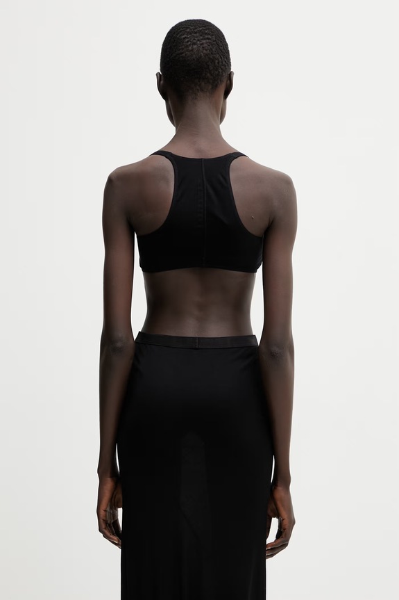 Oblačila Rick Owens Lilies top ženski viskozen Unhorny LI01F7100.RV črna