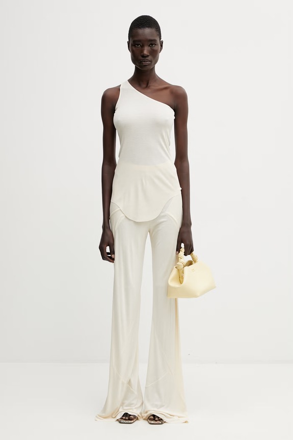 Rick Owens Lilies top ženski viskozen LI01F7105.RRV bež