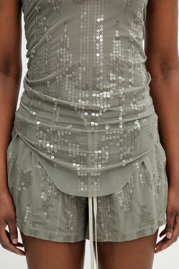 Rick Owens Lilies Basic halenka na ramínka dámská s filtry zelená LI01F7101.TUSM21