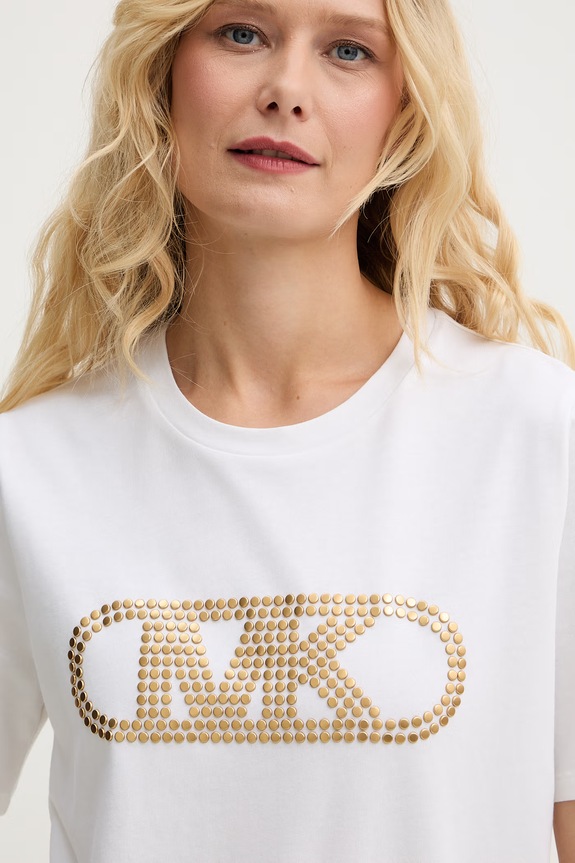 MICHAEL Michael Kors T-shirt Γυναικείο Βαμβακερό λευκό MS651SC97J
