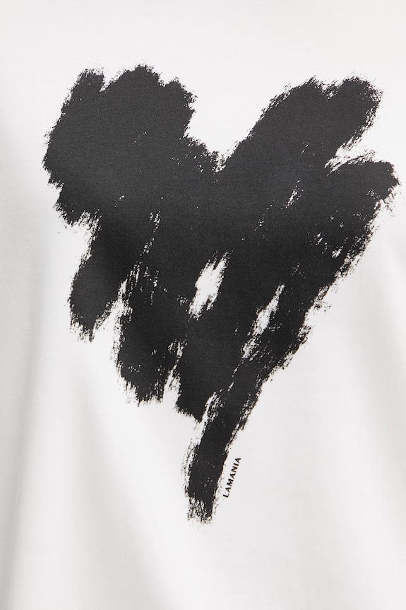 La Mania t-shirt damski bawełniany SANDER SANDER beżowy