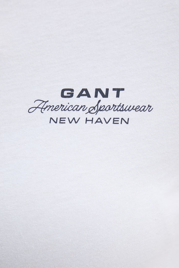 Gant t-shirt damski bawełniany 4201487 niebieski