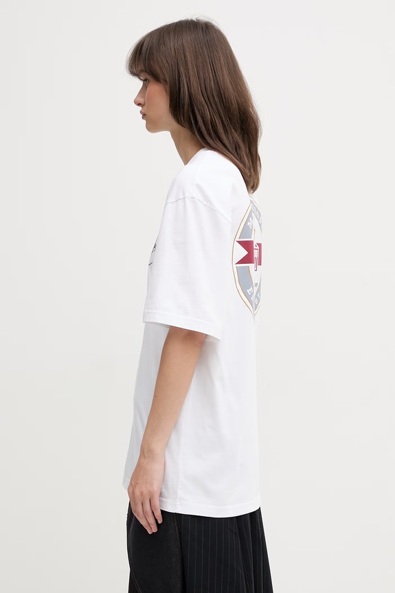 Martine Rose Classic T-shirt bawełniany damski 603JS02000G biały SS26