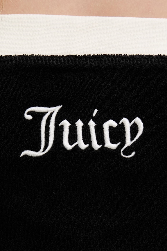 Juicy Couture top damski APPLIQUE BOOBTU JCWSC126314 czarny