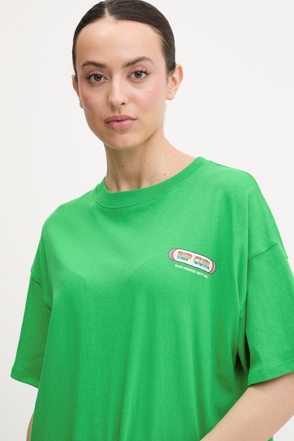 Rip Curl tricou pentru femei, din bumbac SURF REVIVAL verde 0MHWTE