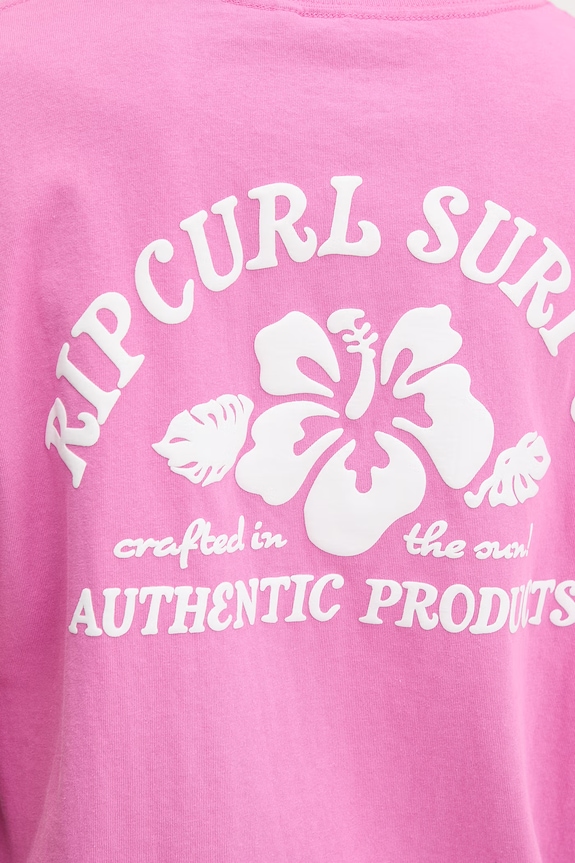 Rip Curl tricou pentru femei, din bumbac SURF PUFF PARTY PACK 0O5WTE roz