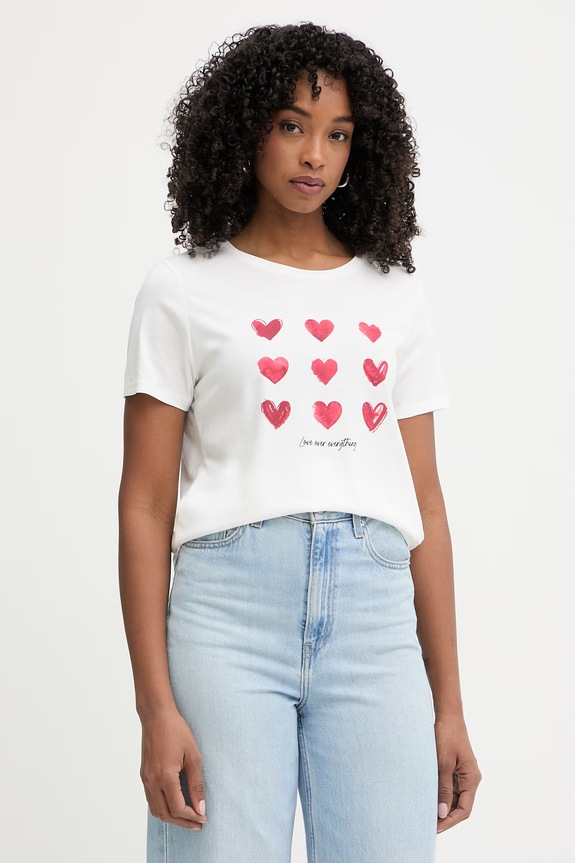 Morgan T-shirt Γυναικείο λευκό 261.DONA