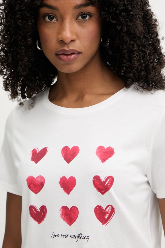 Morgan T-shirt Γυναικείο λευκό 261.DONA