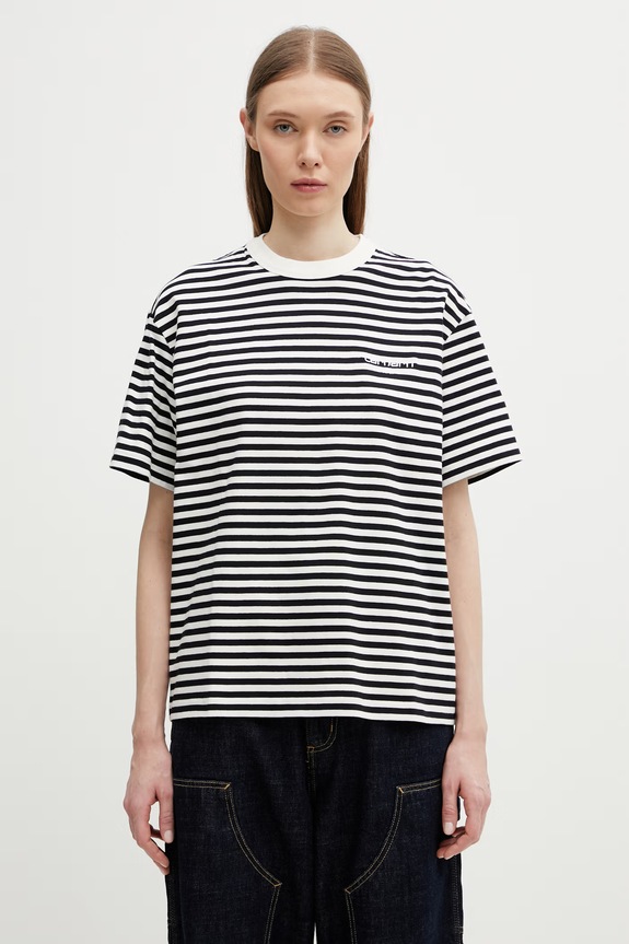 Carhartt WIP W' S/S Ezra T-Shirt cotton Women's black I036343.3KRXX