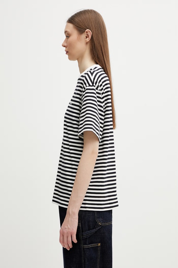 Carhartt WIP W' S/S Ezra T-Shirt cotton Women's I036343.3KRXX black SS26