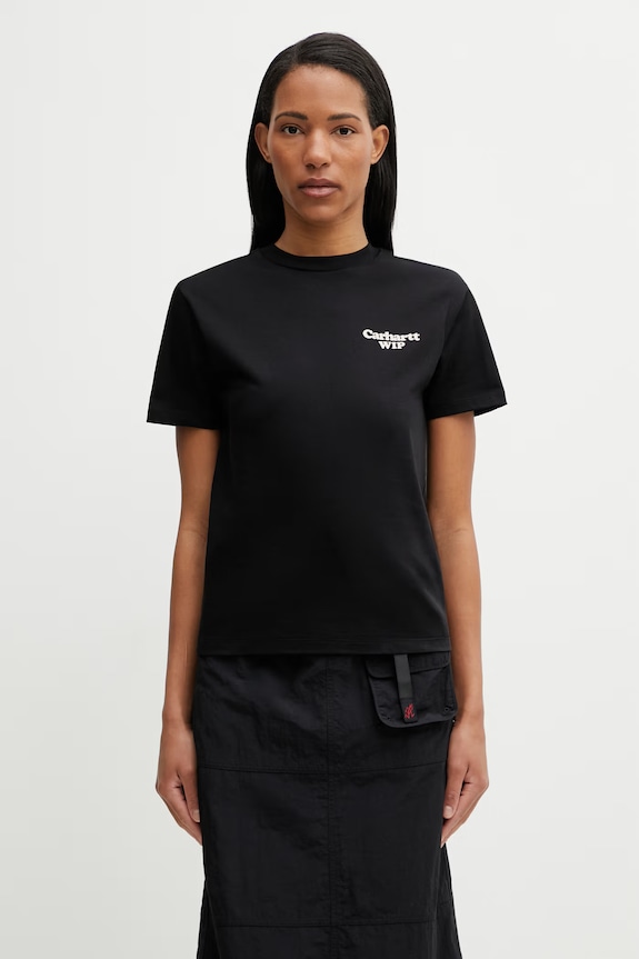 Oblečení Carhartt WIP W' S/S Spoiled T-Shirt tričko bavlněné dámské I036389.89XX černá