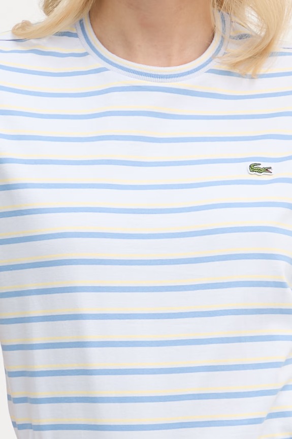 Lacoste tricou pentru femei, din bumbac TF7574 albastru