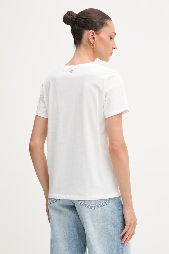 Îmbrăcăminte Lola Casademunt tricou pentru femei, din bumbac LS2615019 alb