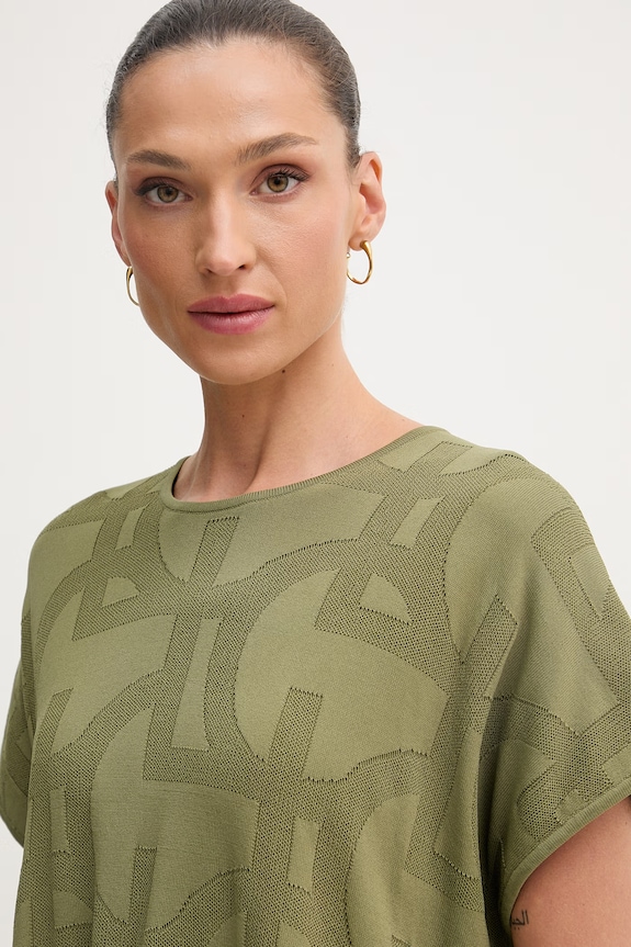 Lola Casademunt tricou pentru femei, cu vâscoză verde LS2615116
