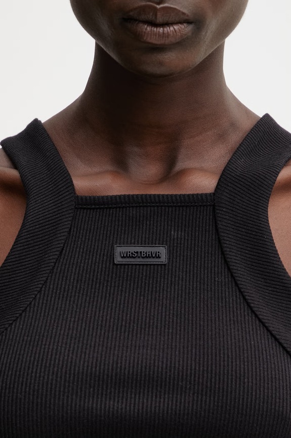 WRSTBHVR Anitra crop top γυναικείο μαύρο W1525SB.2950