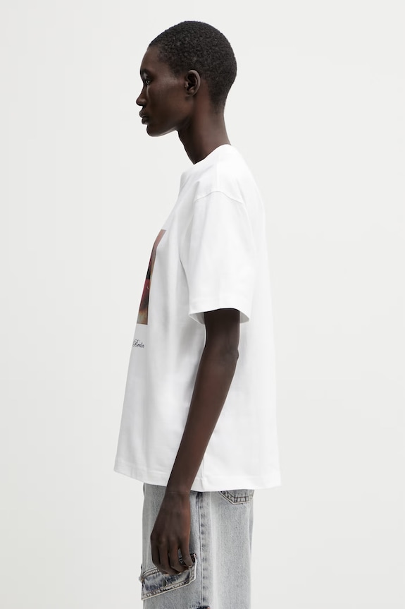 WRSTBHVR Zalno t-shirt βαμβακερό γυναικείο U1026TT.3441 λευκό SS26