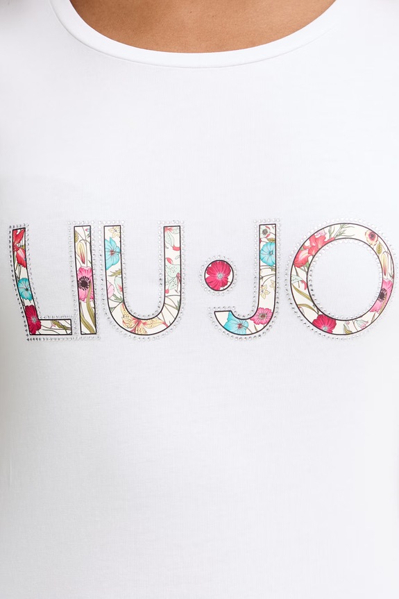 Liu Jo tricou pentru femei VA6169.JS003 bej