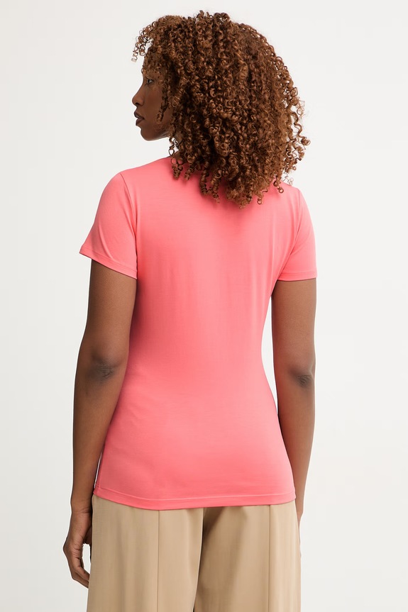 Îmbrăcăminte Liu Jo tricou pentru femei VA6169.JS003 roz