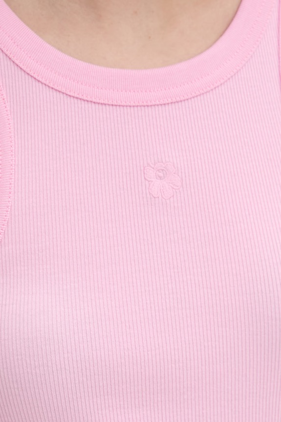 Marimekko top pentru femei, din bumbac m095485 roz
