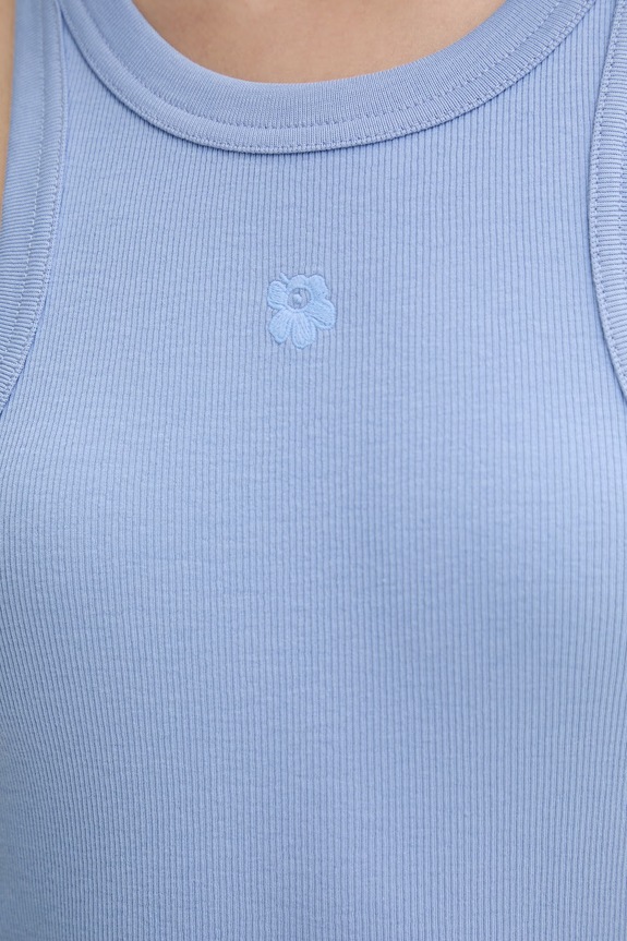 Marimekko top pentru femei, din bumbac m095485 albastru