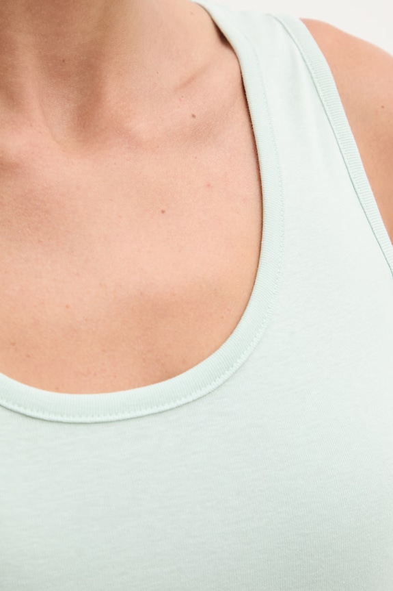 United Colors of Benetton top ženski bombažen zelena 3GA8DH018