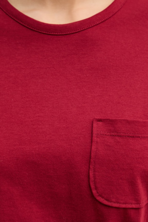 Sisley t-shirt γυναικείο βαμβακερό 3I1XL108S μπορντό