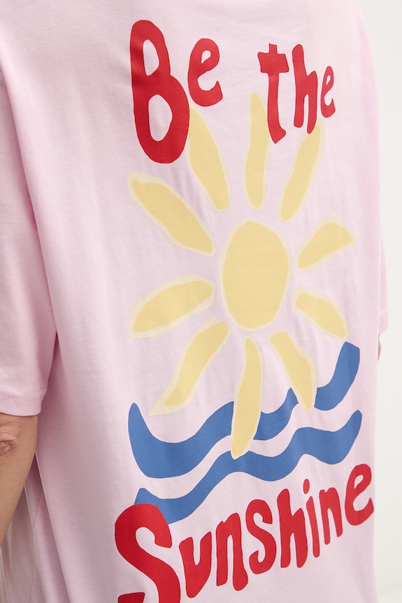 United Colors of Benetton tričko dámske bavlnené 3096D10D1 ružová