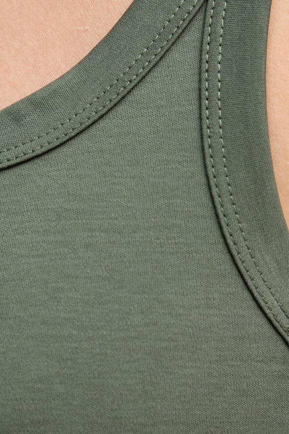 United Colors of Benetton női pamut top 39JSDH01F zöld