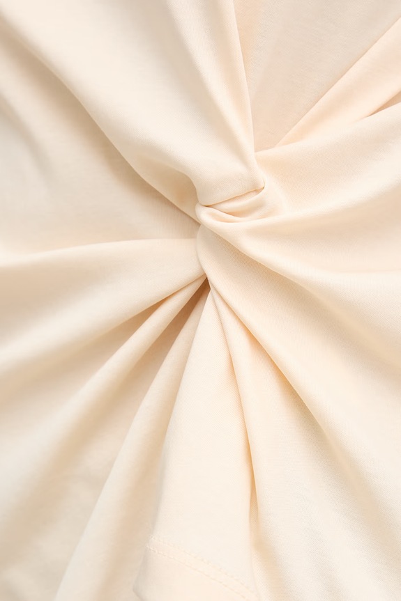 United Colors of Benetton τοπ γυναικείο βαμβακερό 39JSDH01G μπεζ