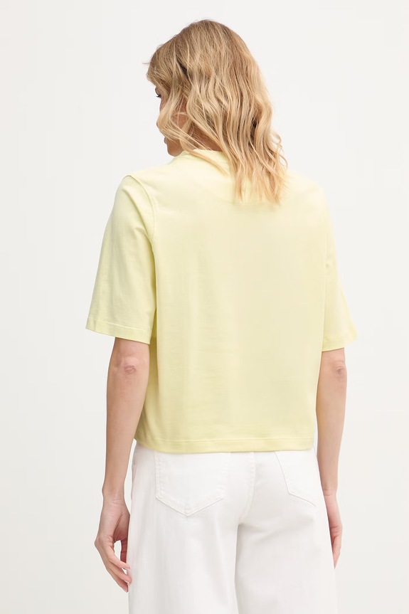 Îmbrăcăminte United Colors of Benetton tricou pentru femei, din bumbac 3BL0E17G5. galben