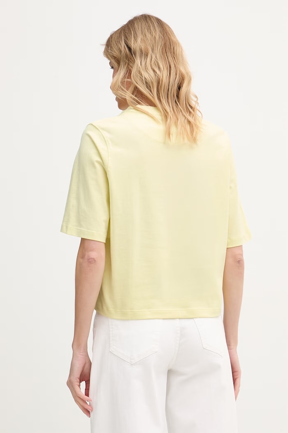 Îmbrăcăminte United Colors of Benetton tricou pentru femei, din bumbac 3BL0E17G5. galben