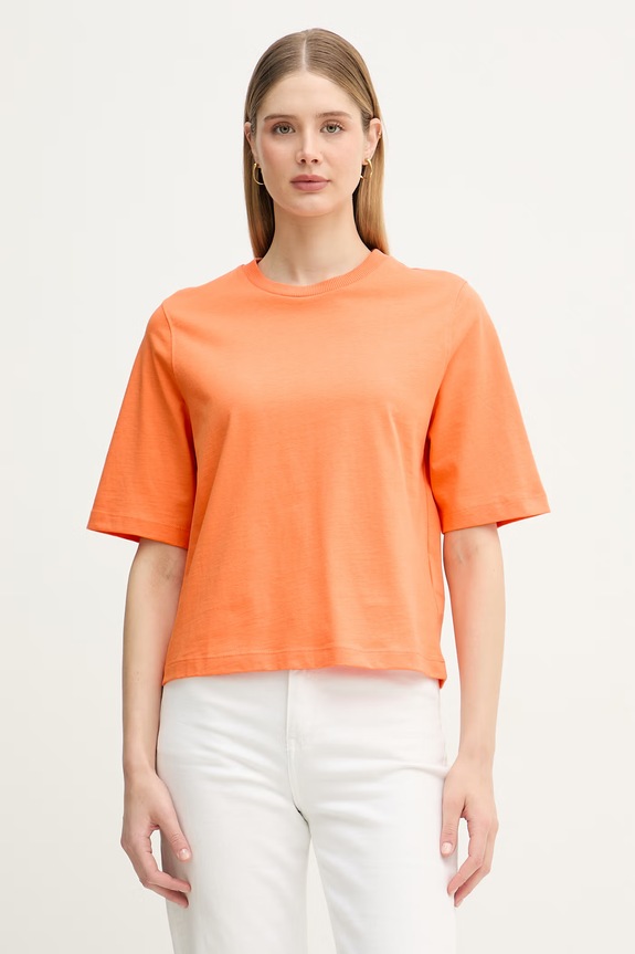 United Colors of Benetton tričko dámske bavlnené oranžová 3BL0E17G5.