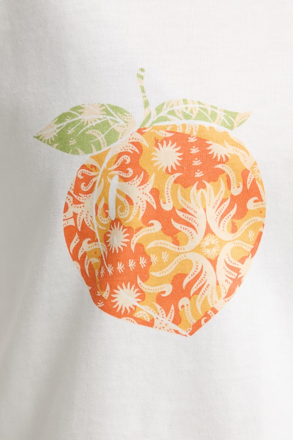 Never Fully Dressed T-shirt damski bawełniany NFDTO2216 biały
