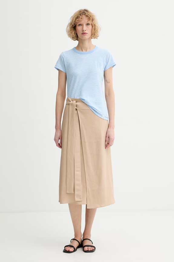 Rag & Bone t-shirt γυναικείο βαμβακερό RE7C25FT3SW μπλε SS26