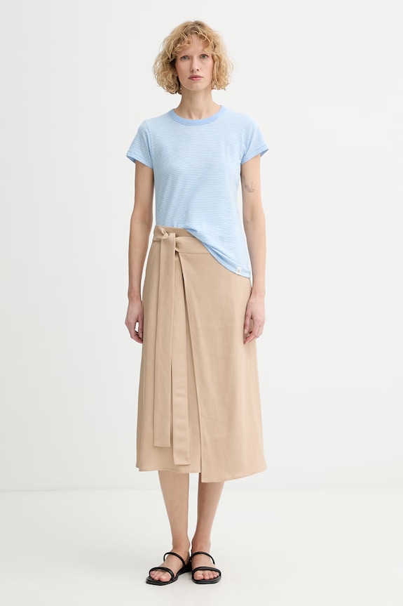 Rag & Bone t-shirt γυναικείο βαμβακερό RE7C25FT3SW μπλε SS26