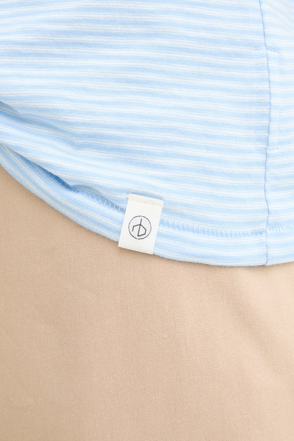 Rag & Bone t-shirt γυναικείο βαμβακερό RE7C25FT3SW μπλε