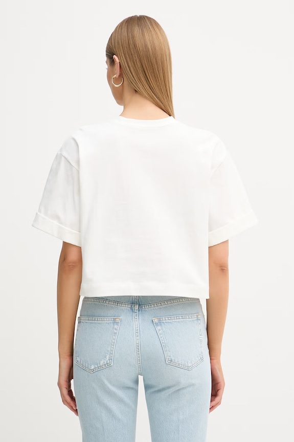 Odzież ViCOLO T-shirt damski bawełniany UAB0016 biały