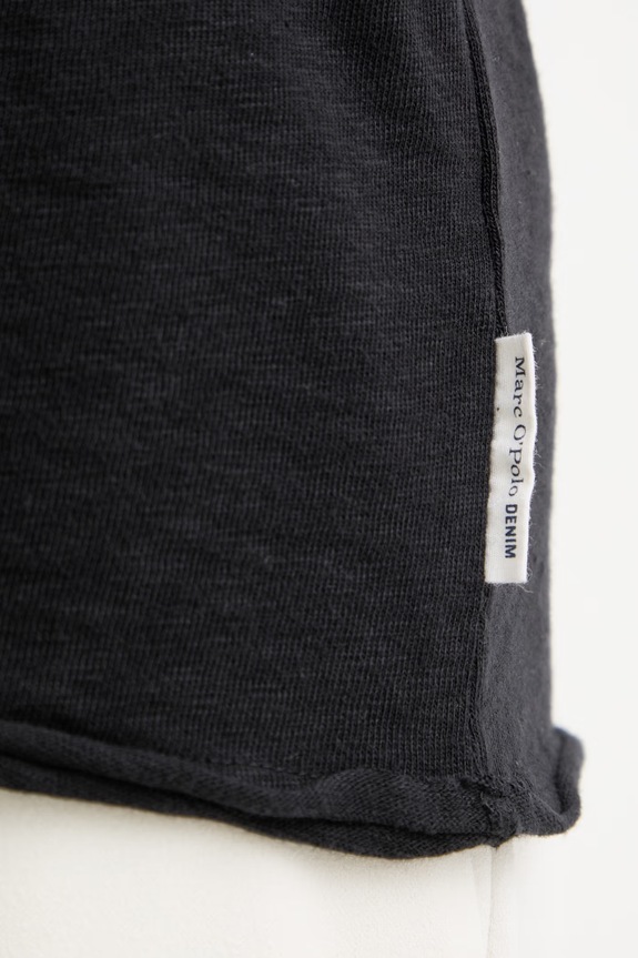 Marc O'Polo T-shirt damski bawełniany 5000006280 czarny