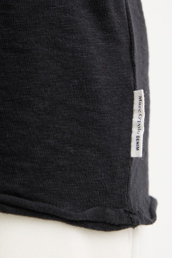Marc O'Polo T-shirt damski bawełniany 5000006280 czarny