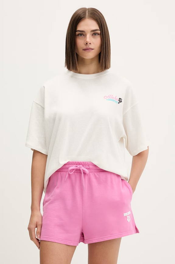 Odzież Rip Curl T-shirt damski bawełniany 0N3WTE beżowy