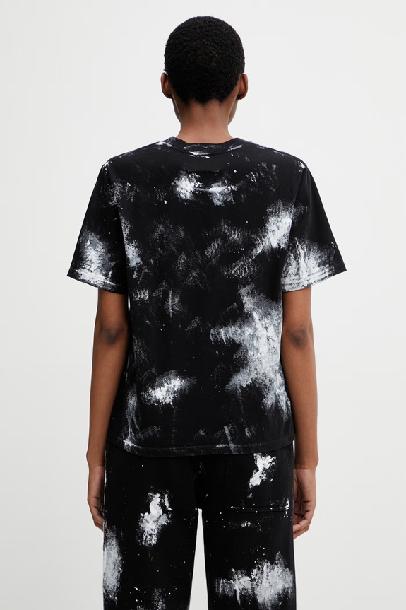 Дрехи MM6 Maison Margiela тениска от памук дамска S62GD0217.M20048 черен