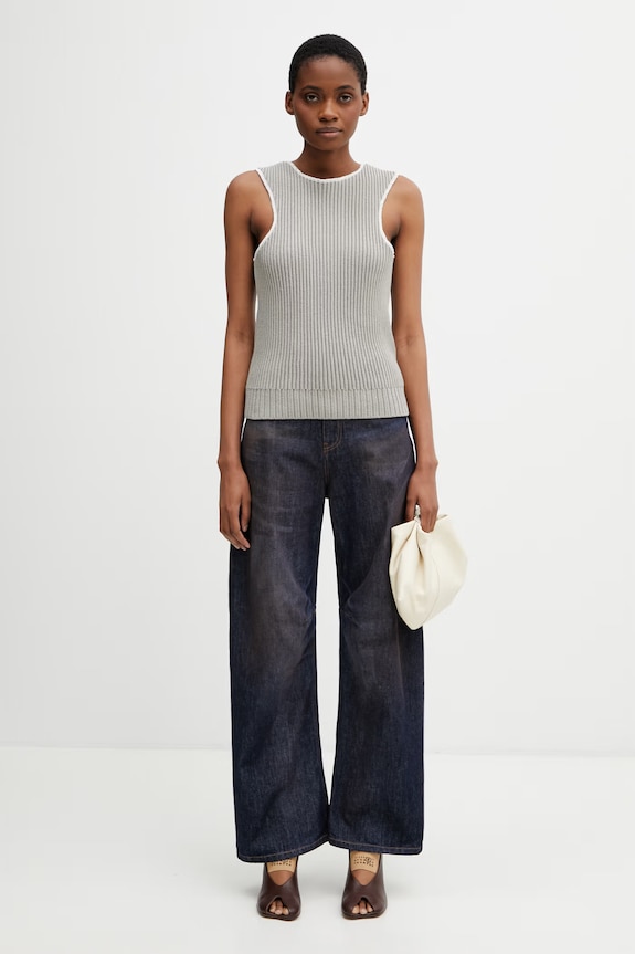 MM6 Maison Margiela τοπ γυναικείο S62NC0180.M13312 γκρί
