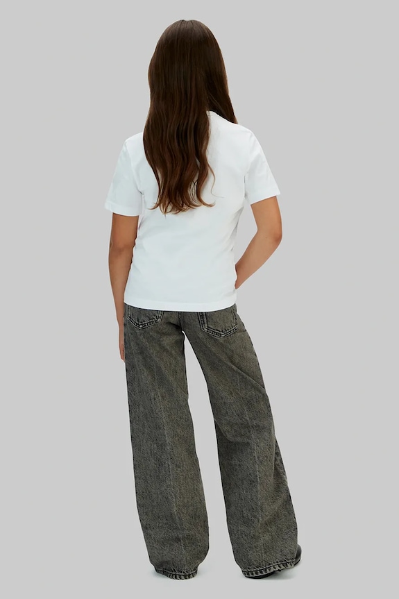 Calvin Klein Jeans t-shirt in cotone per bambini IG0IG03060.128.176.PPY2 bianco